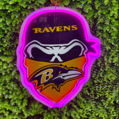 New Design NFL American football logo chains lighting up sign LEO NEON SIGN