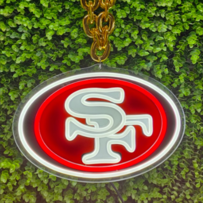 New Design NFL American football logo chains lighting up sign LEO NEON SIGN