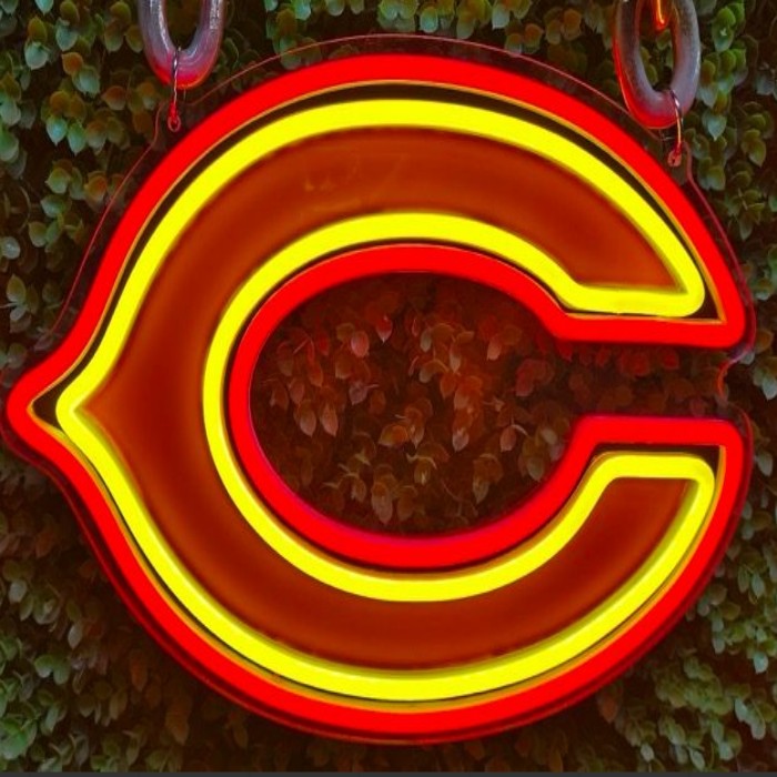 New Design NFL American football logo chains lighting up sign LEO NEON SIGN