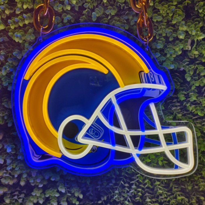 New Design NFL American football logo chains lighting up sign LEO NEON SIGN