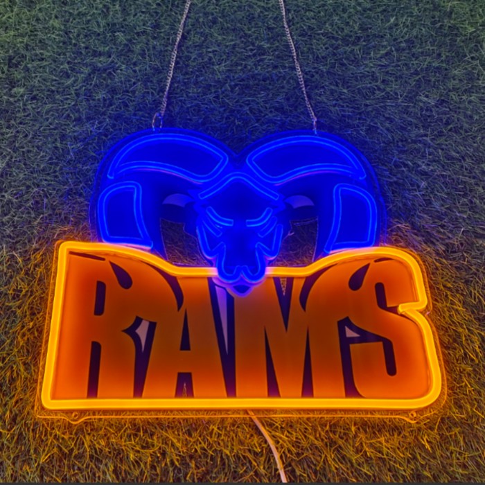 New Design NFL American football logo chains lighting up sign LEO NEON SIGN