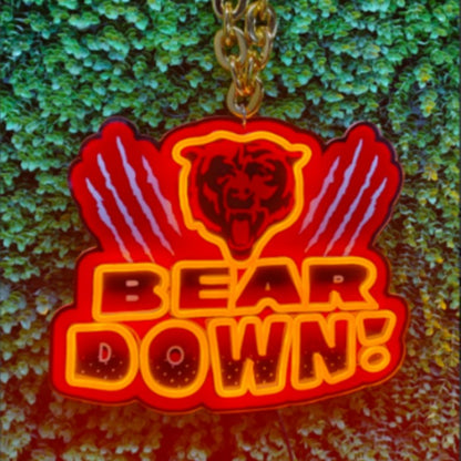 New Design NFL American football logo chains lighting up sign LEO NEON SIGN