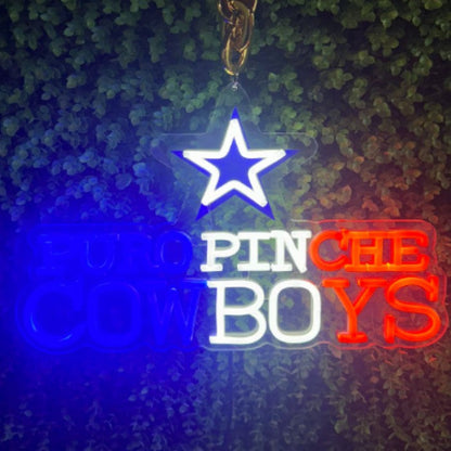 New Design NFL American football logo chains lighting up sign LEO NEON SIGN