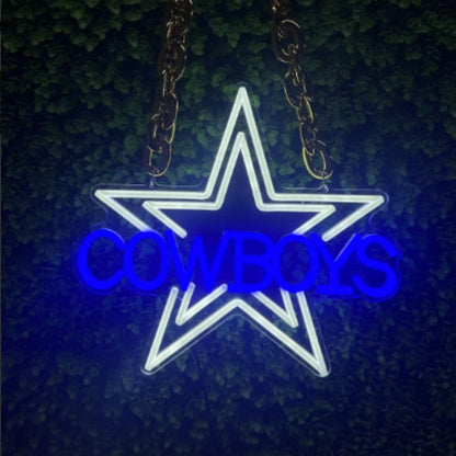 New Design NFL American football logo chains lighting up sign LEO NEON SIGN