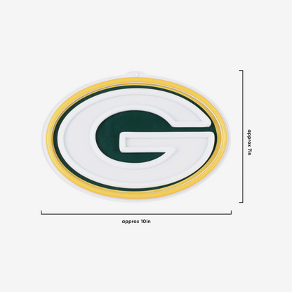 American football UV printed Green Bay Packers Neon Light Up Big Logo Chain