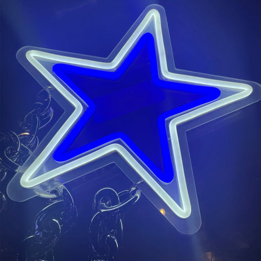 ”Neon sign for fans-Dallas cowboys“