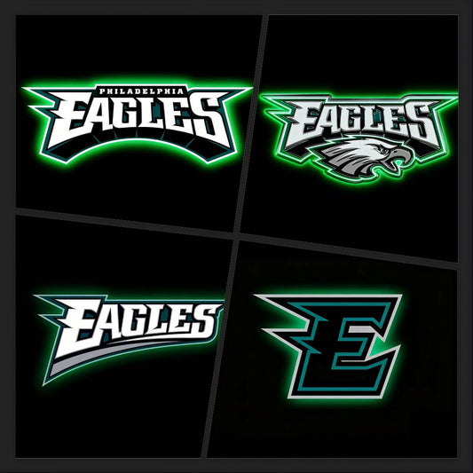 Personality Make it into Chain sign NFL Philadelphia Eagles Big team logo sign LEO NEON SIGN
