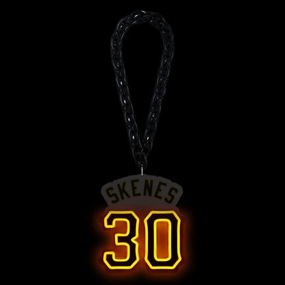 Pittsburgh Fans Exclusive American Big Four Leagues big logo lighting up sign including chains LEO NEON SIGN