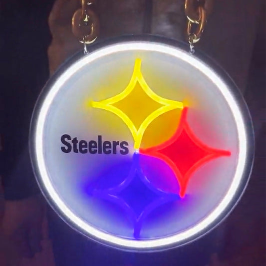 Led Neon Chain—Sports fans Necklace accessories(Shipping&Necklace all included)