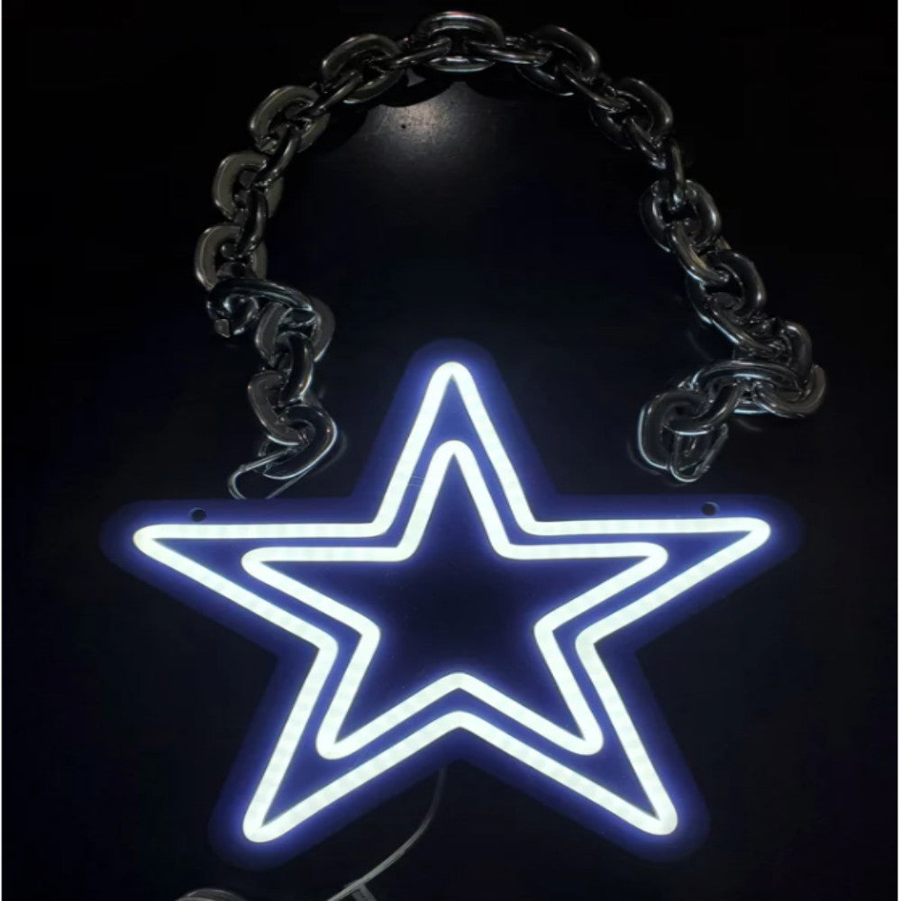 NFL Dallas Cowboys Big logo sign for your team soul LEO NEON SIGN