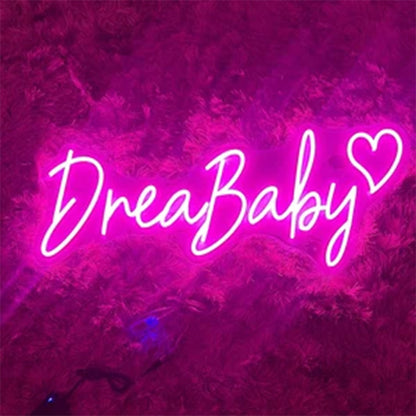 Leo Neon Sign-Baby shower LED neon sign Custom name LED light neon sign for wall