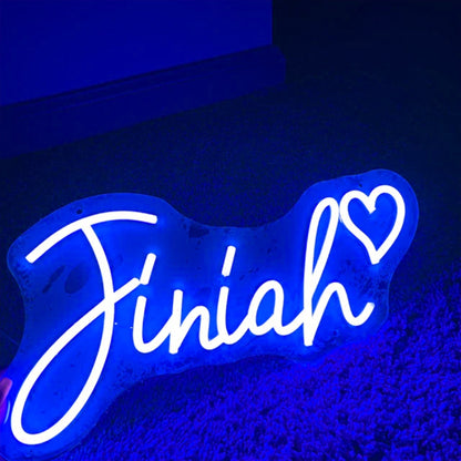 Leo neon sign-custom led neon sign Name led neon light for baby room decoration